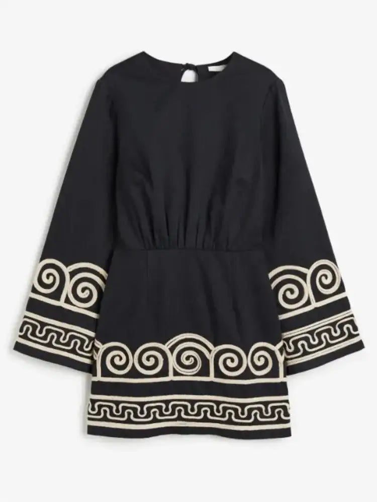 Pattern Summer Dress - Mainovoo.